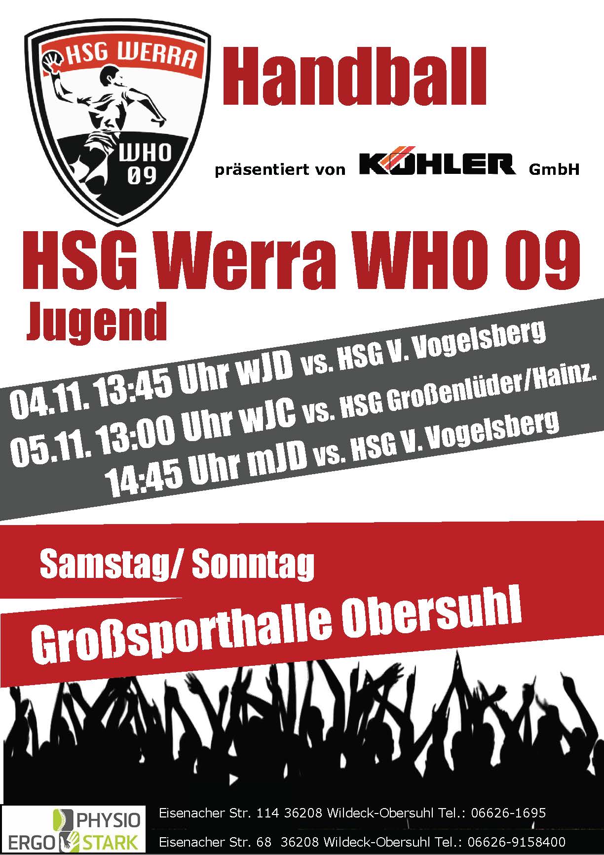Jugendspiele am 04. und 05. November 2023 in Obersuhl. Jugendspiele am 04. und 05. November 2023 in Obersuhl.